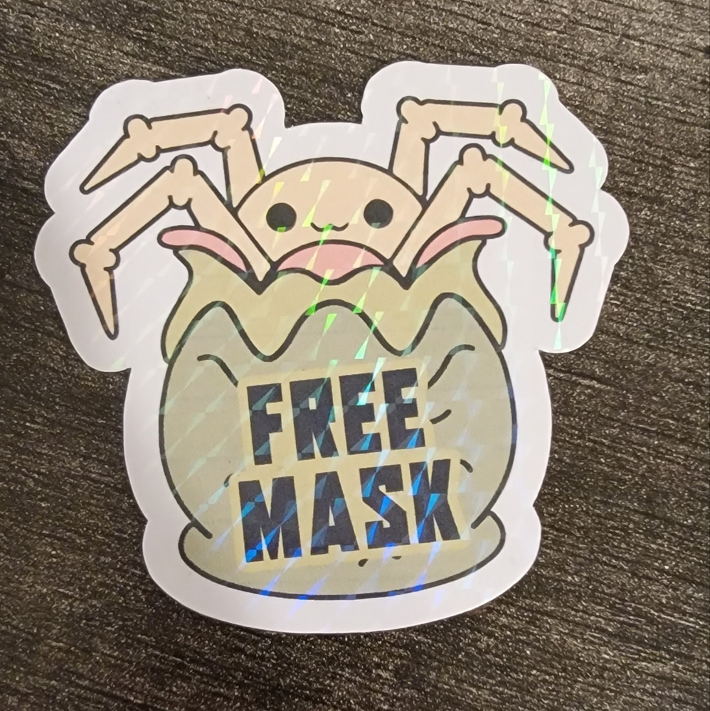 Free mask sticker